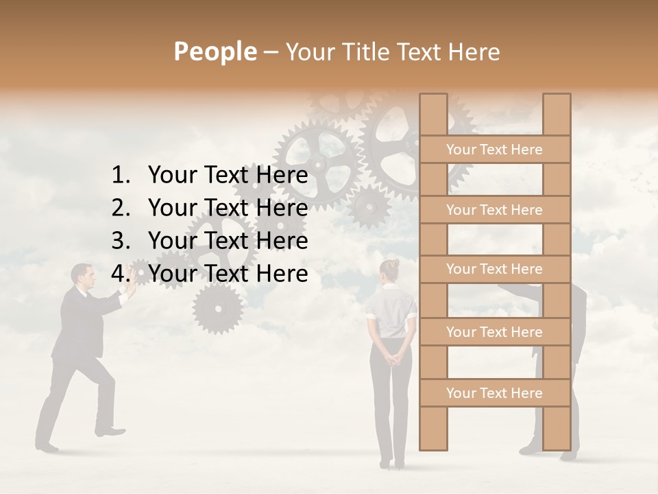 Machinery Occupation Businessman PowerPoint Template