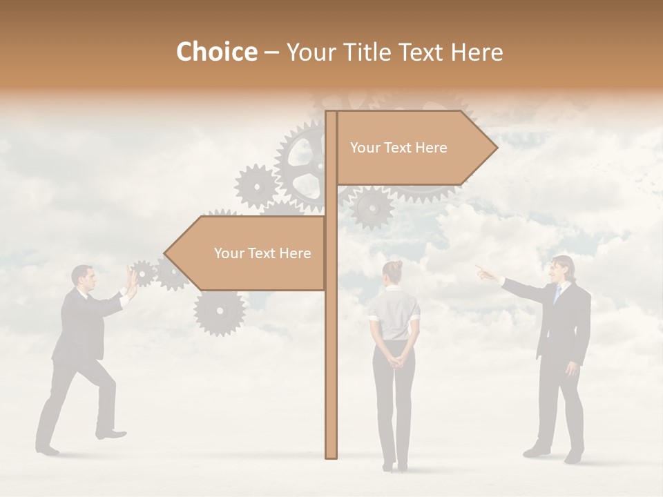 Machinery Occupation Businessman PowerPoint Template