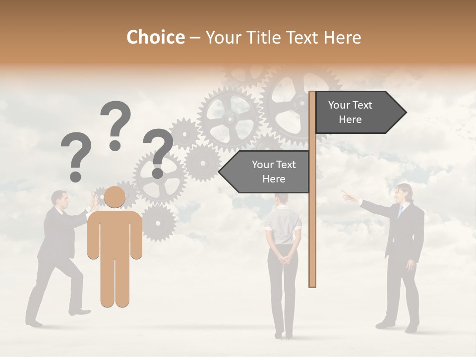 Machinery Occupation Businessman PowerPoint Template