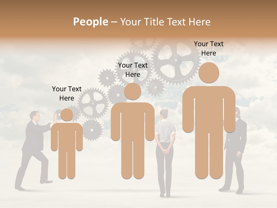 Machinery Occupation Businessman PowerPoint Template