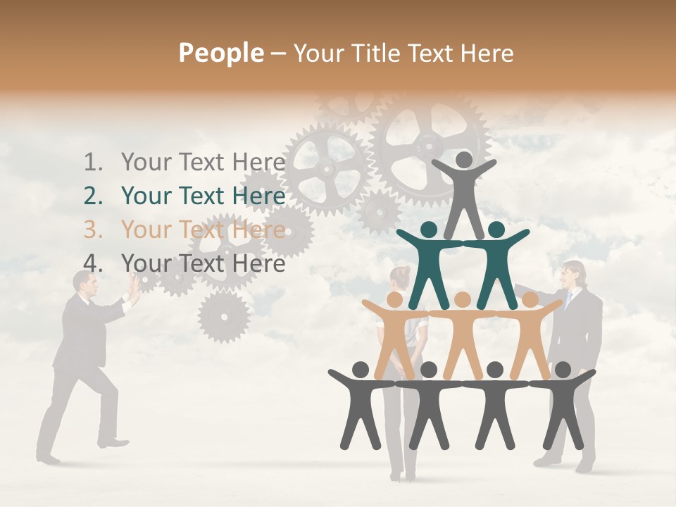 Machinery Occupation Businessman PowerPoint Template