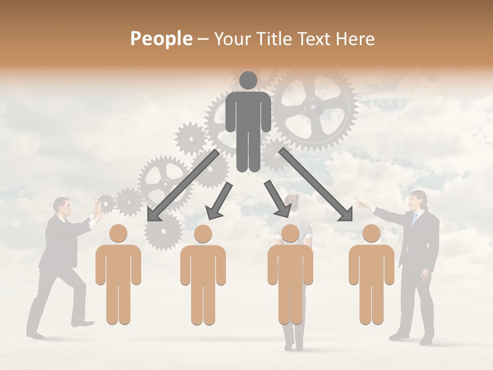 Machinery Occupation Businessman PowerPoint Template