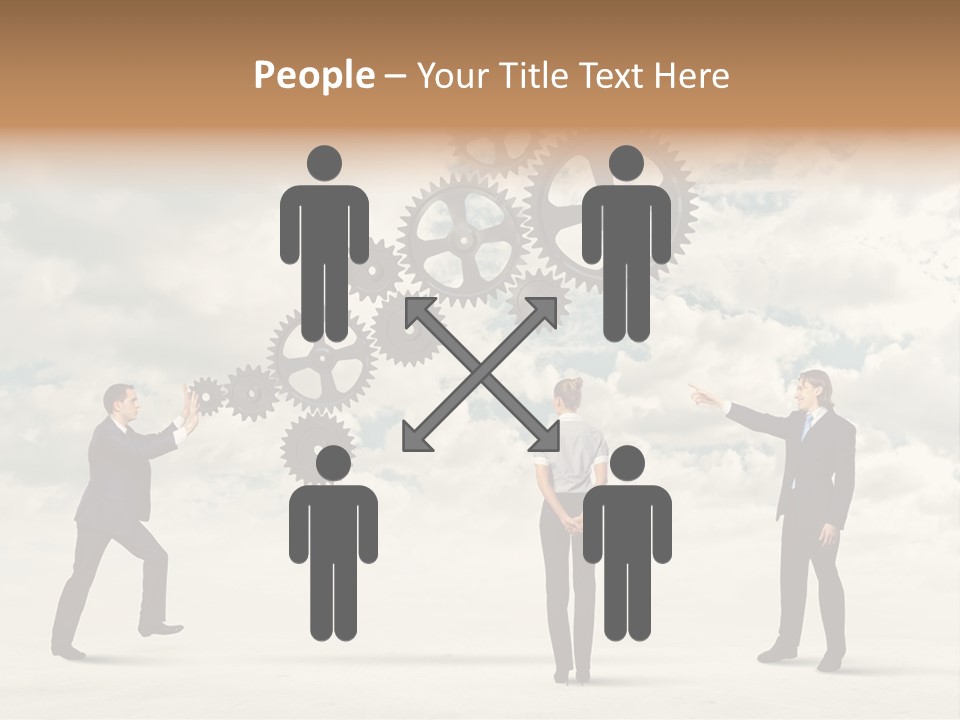 Machinery Occupation Businessman PowerPoint Template