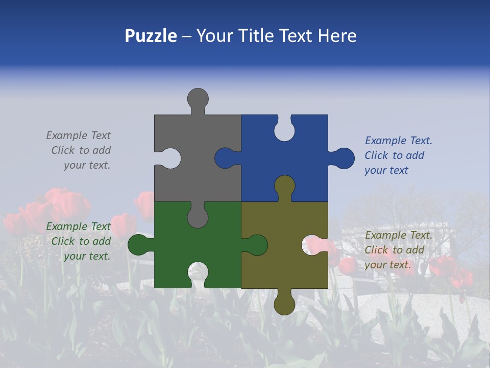 Red Capital Washington PowerPoint Template