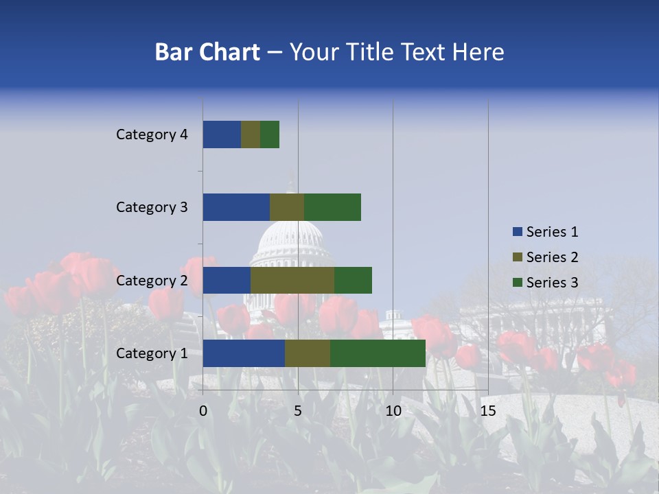 Red Capital Washington PowerPoint Template
