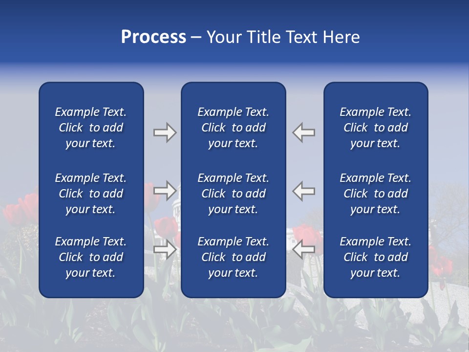 Red Capital Washington PowerPoint Template