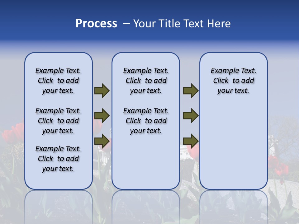 Red Capital Washington PowerPoint Template