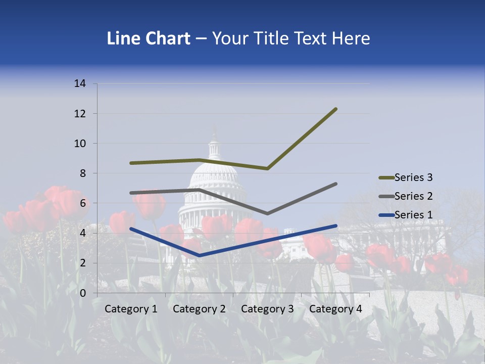 Red Capital Washington PowerPoint Template