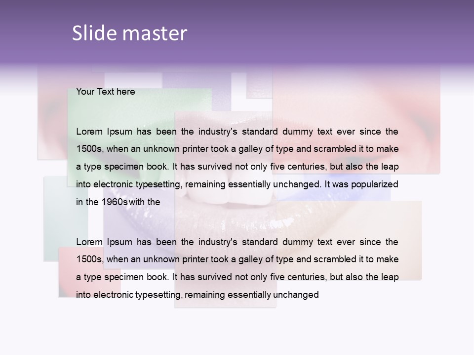 Girl Person Success PowerPoint Template