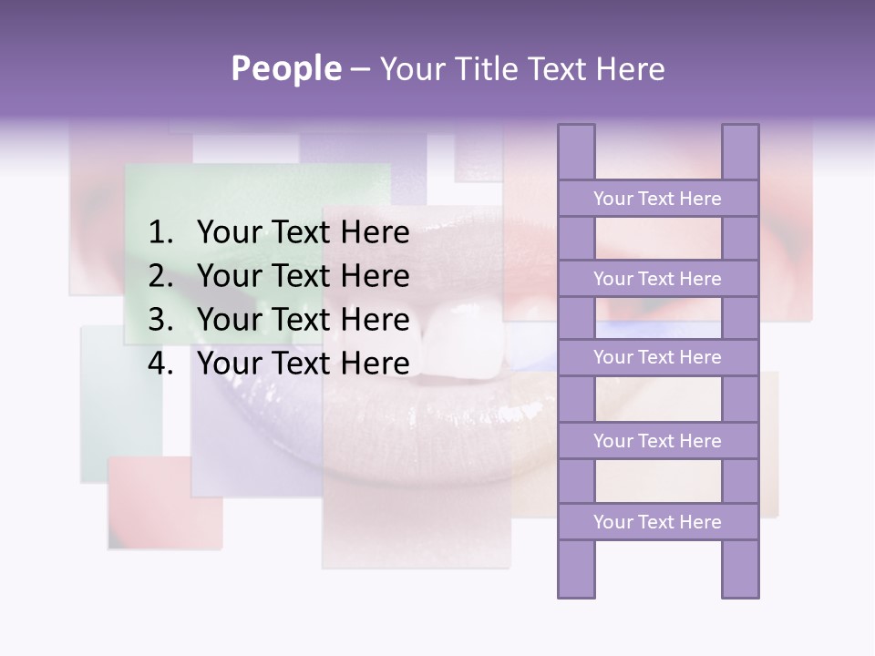 Girl Person Success PowerPoint Template