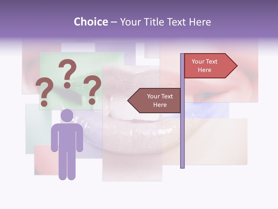 Girl Person Success PowerPoint Template