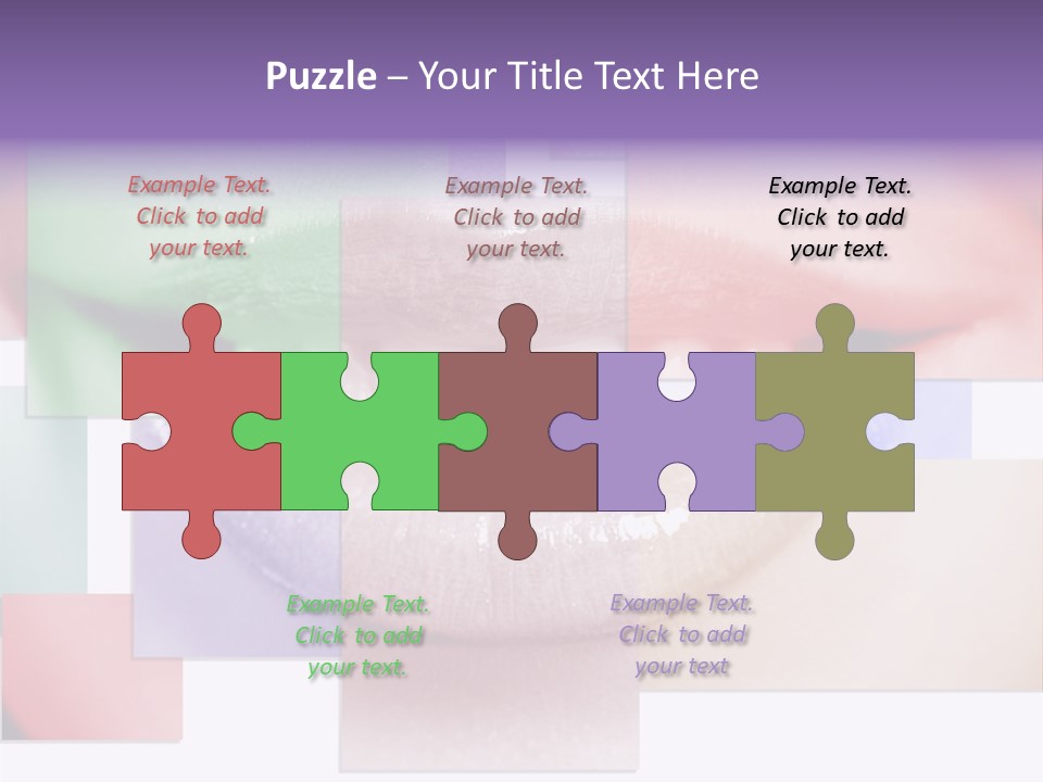 Human Success Lips PowerPoint Template