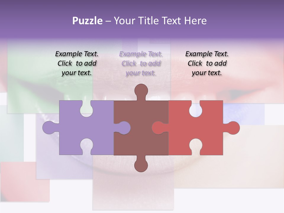 Human Success Lips PowerPoint Template