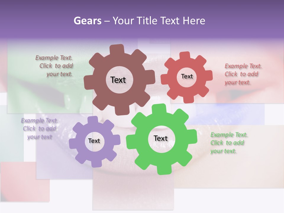 Human Success Lips PowerPoint Template