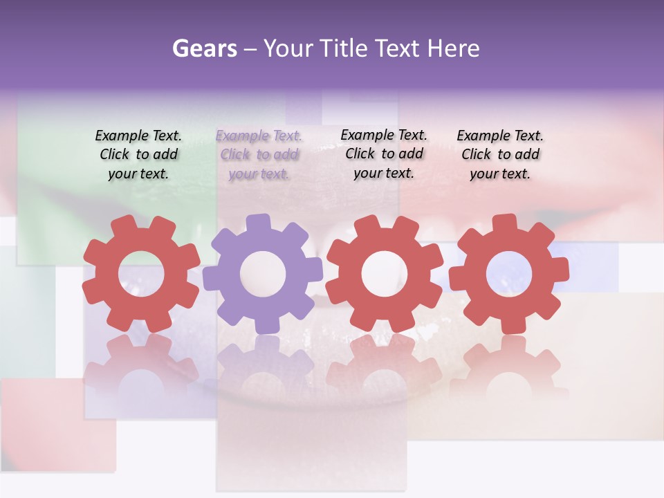 Human Success Lips PowerPoint Template