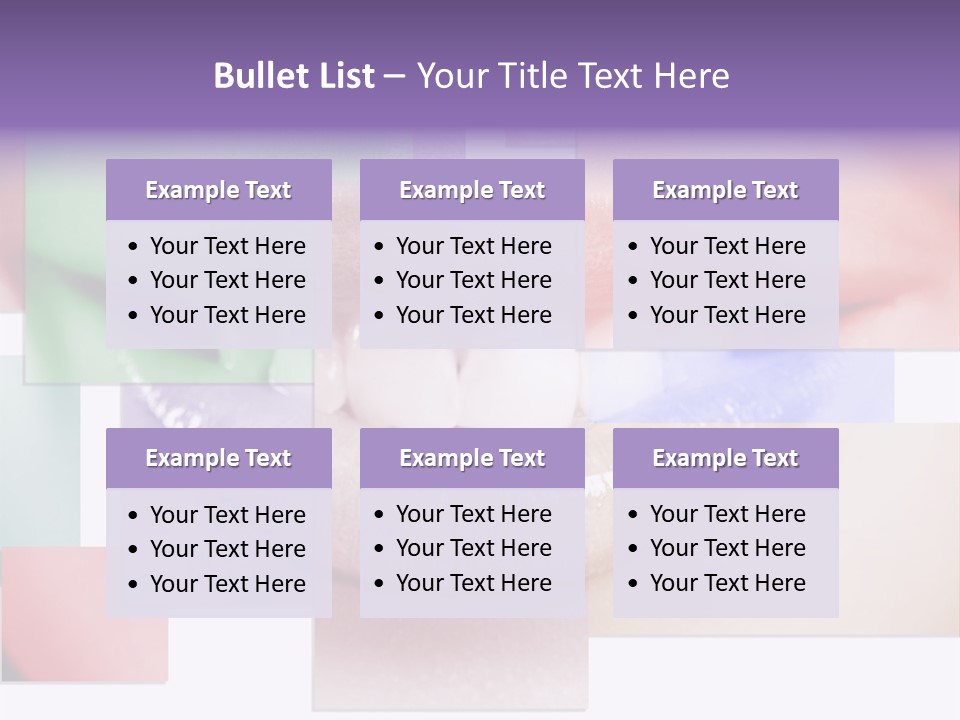 Human Success Lips PowerPoint Template