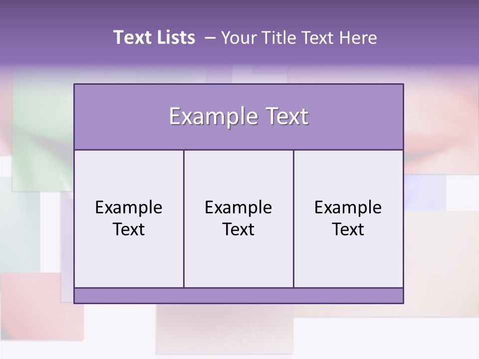 Human Success Lips PowerPoint Template