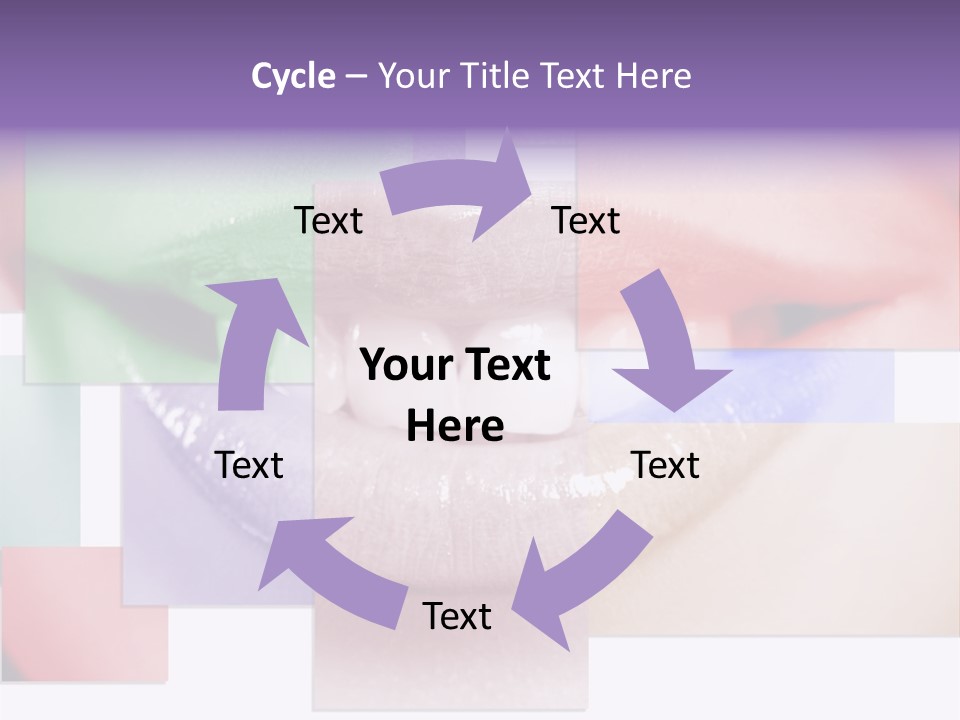 Human Success Lips PowerPoint Template