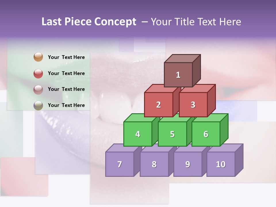 Human Success Lips PowerPoint Template