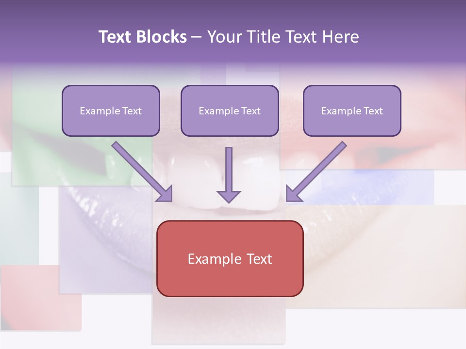 Human Success Lips PowerPoint Template