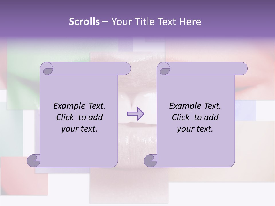 Human Success Lips PowerPoint Template