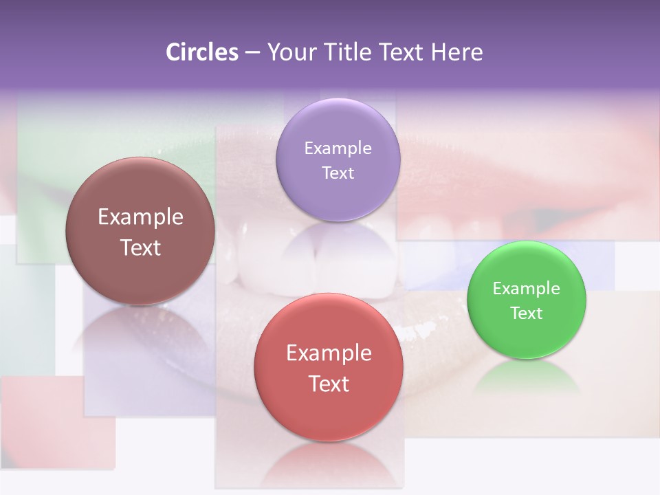 Human Success Lips PowerPoint Template