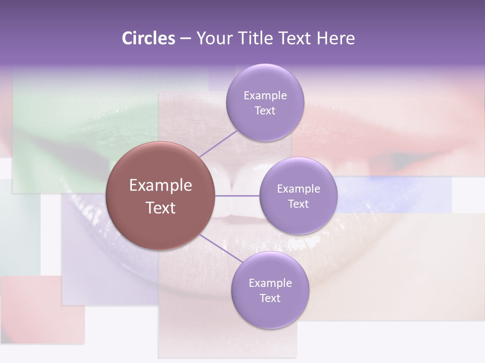 Human Success Lips PowerPoint Template