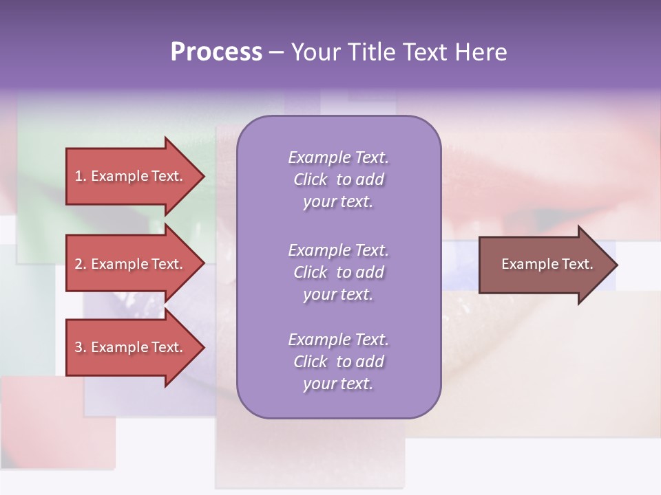 Human Success Lips PowerPoint Template