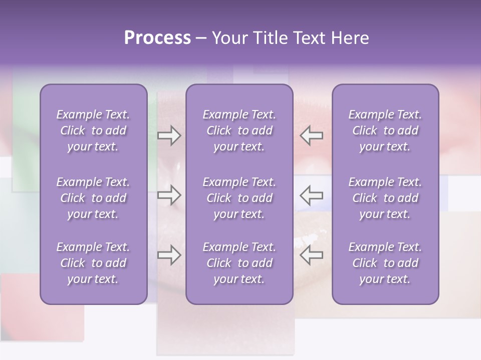 Human Success Lips PowerPoint Template