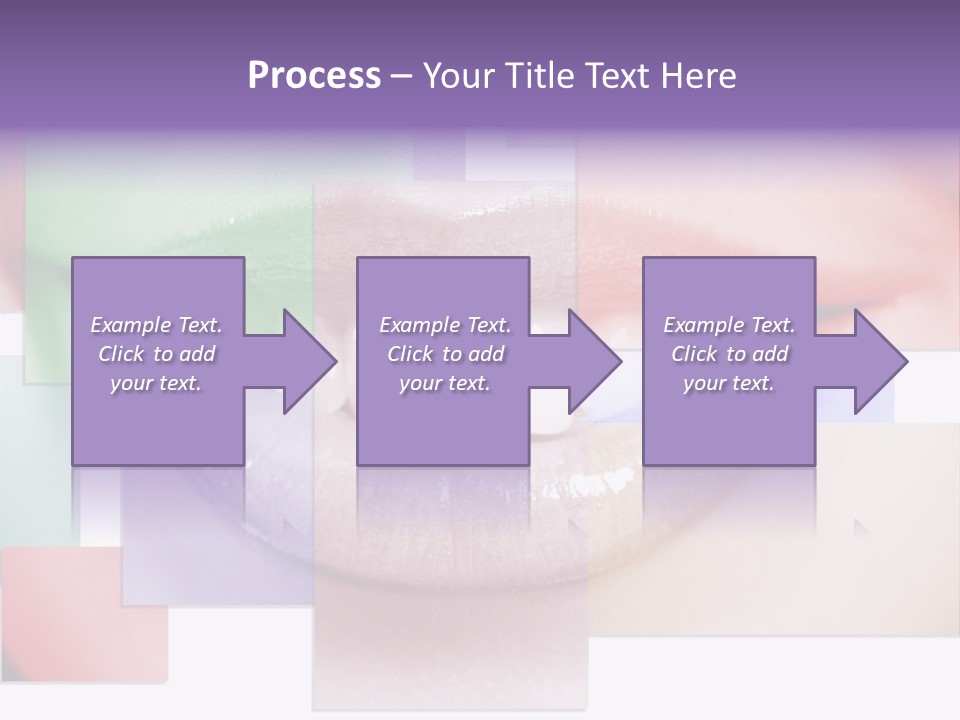 Human Success Lips PowerPoint Template