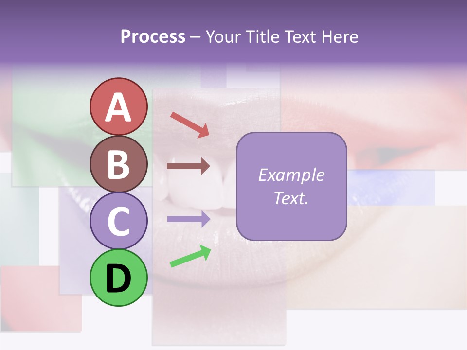 Human Success Lips PowerPoint Template