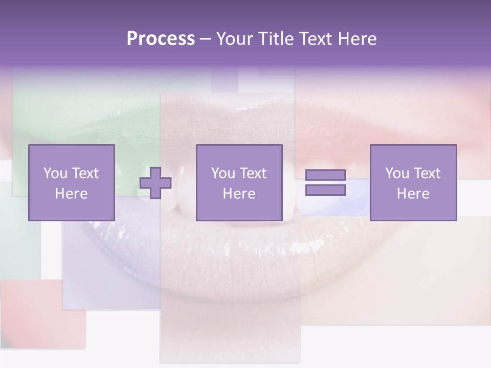Human Success Lips PowerPoint Template