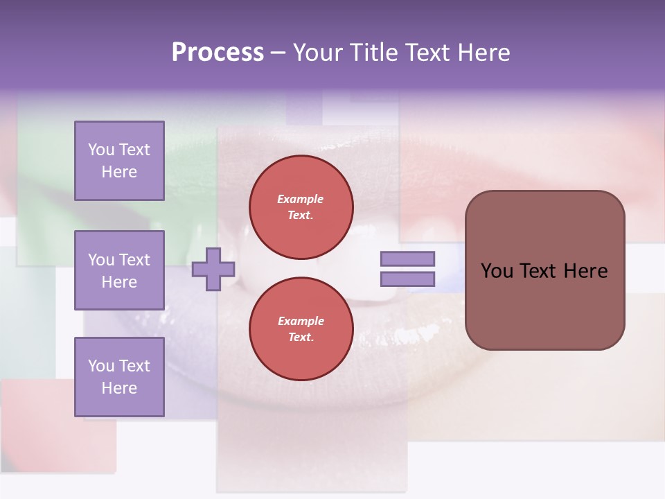 Human Success Lips PowerPoint Template