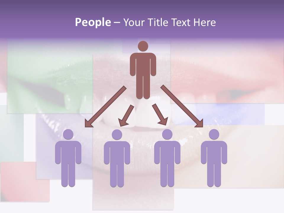 Human Success Lips PowerPoint Template