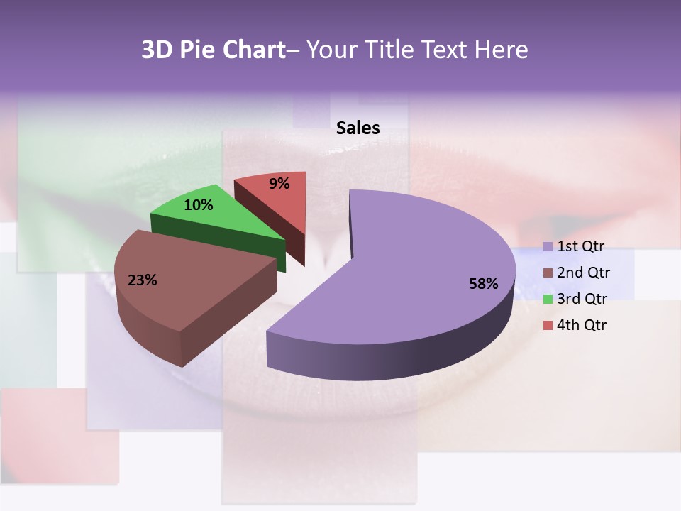 Human Success Lips PowerPoint Template