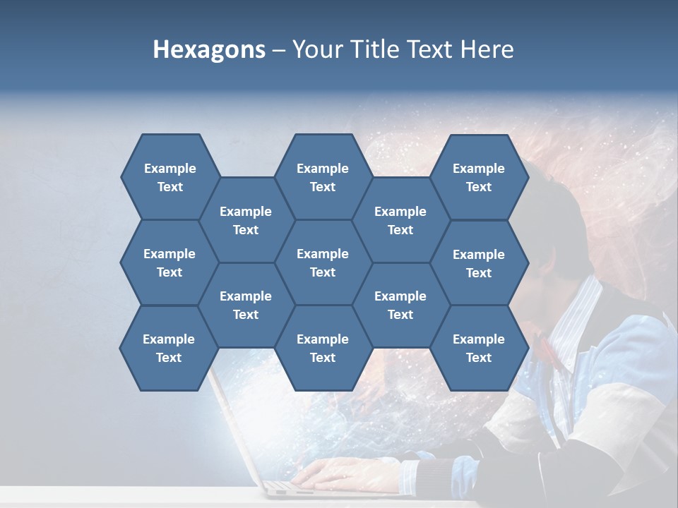 Businessman Light Boy PowerPoint Template