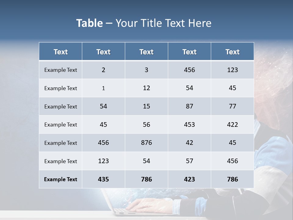 Businessman Light Boy PowerPoint Template
