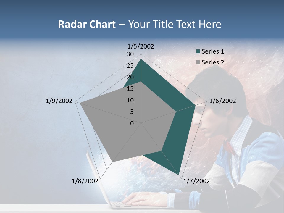Businessman Light Boy PowerPoint Template