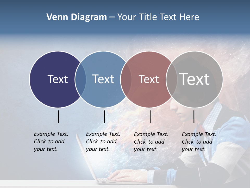 Businessman Light Boy PowerPoint Template