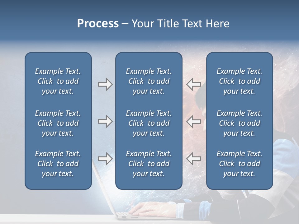Businessman Light Boy PowerPoint Template