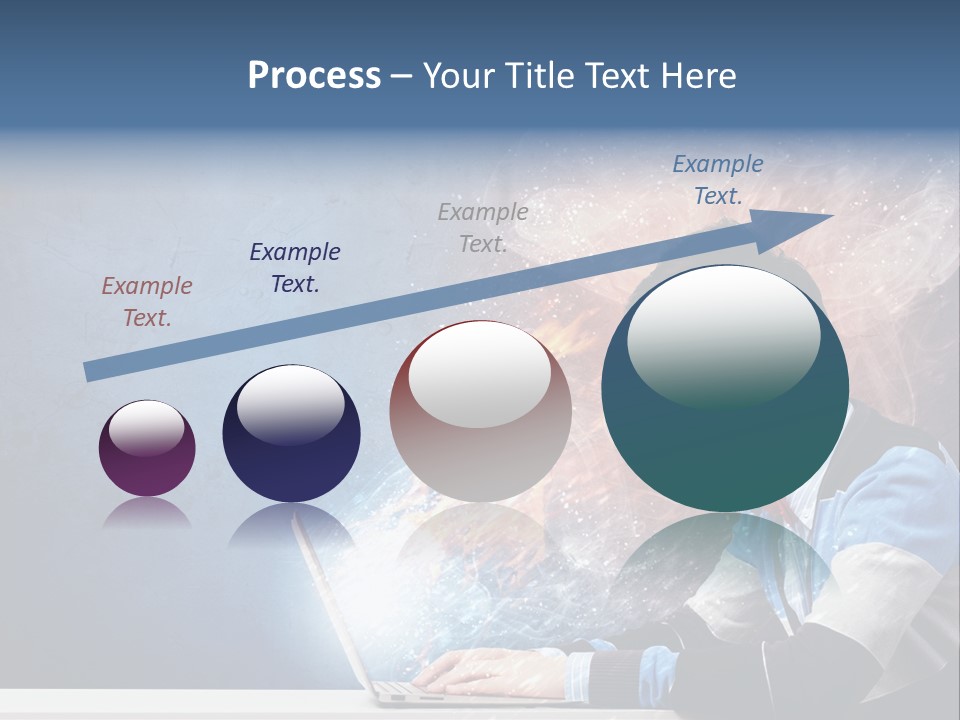 Businessman Light Boy PowerPoint Template