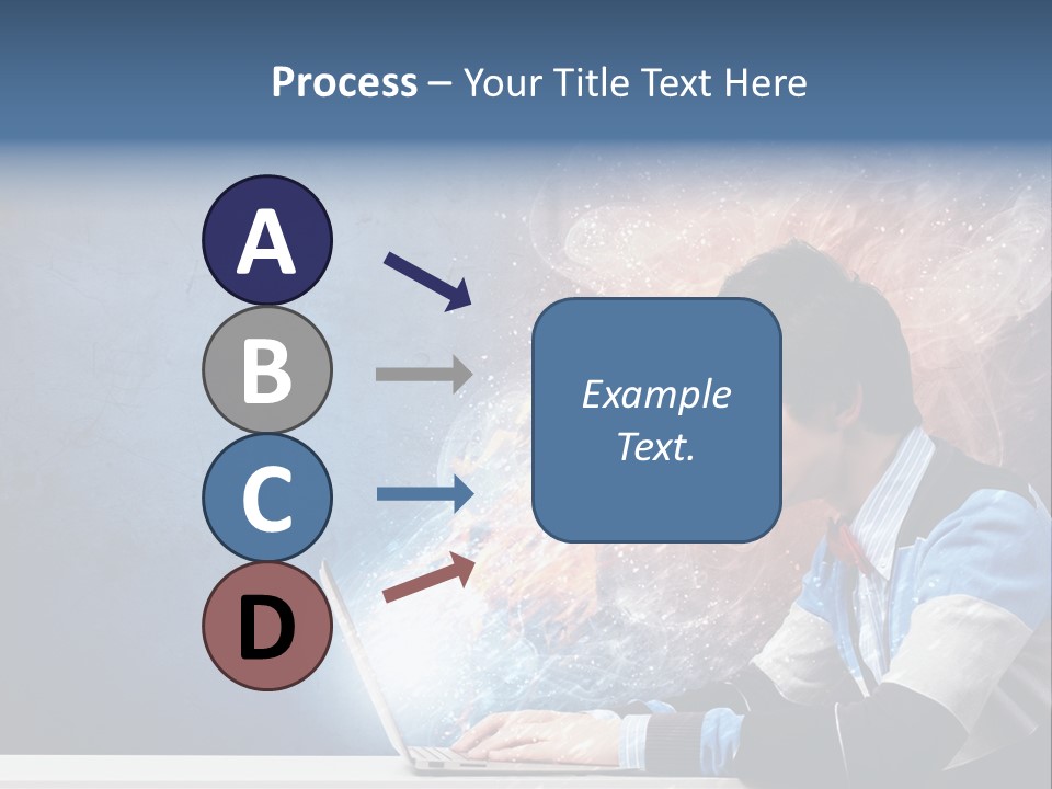 Businessman Light Boy PowerPoint Template