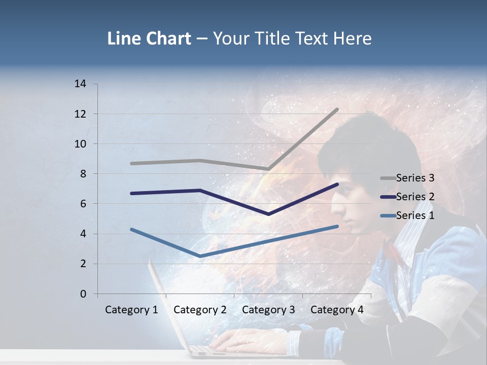 Businessman Light Boy PowerPoint Template