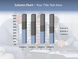 Happy Businessman Workplace PowerPoint Template