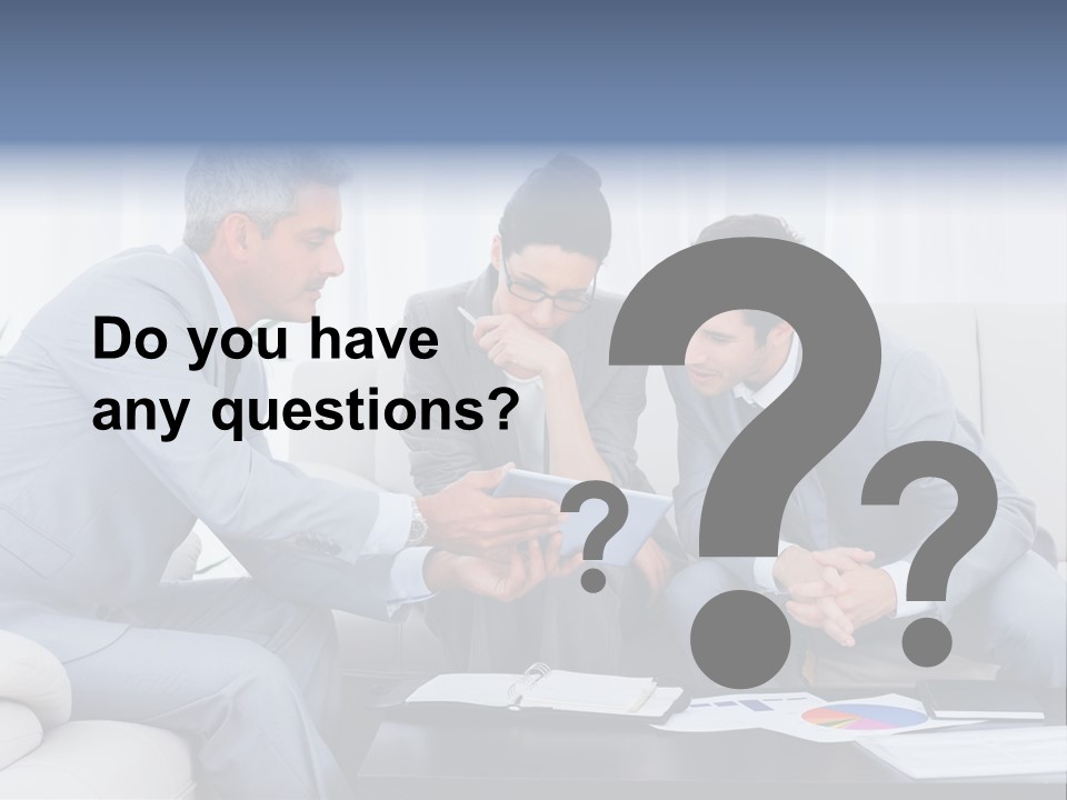 Happy Businessman Workplace PowerPoint Template