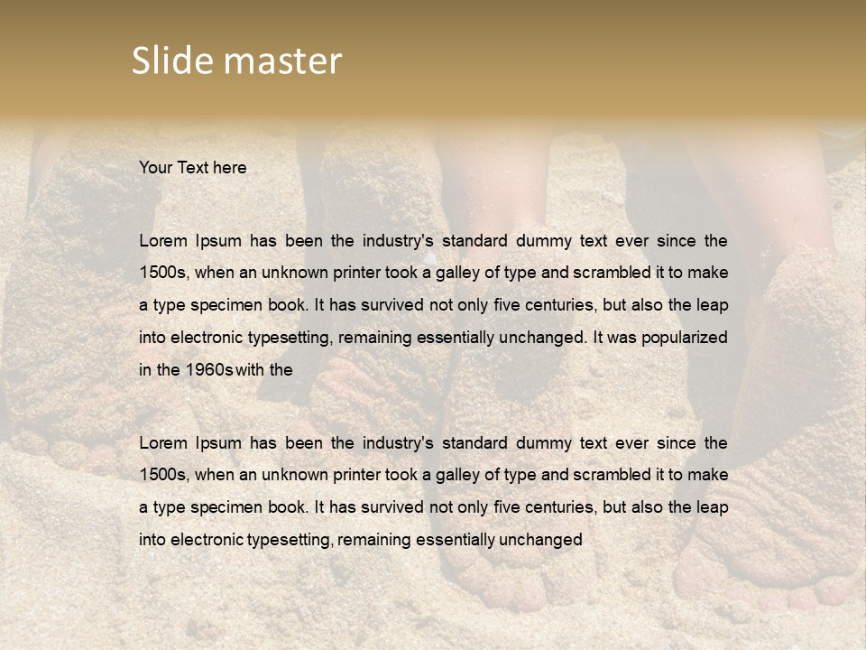 Recreational Blue Kid PowerPoint Template