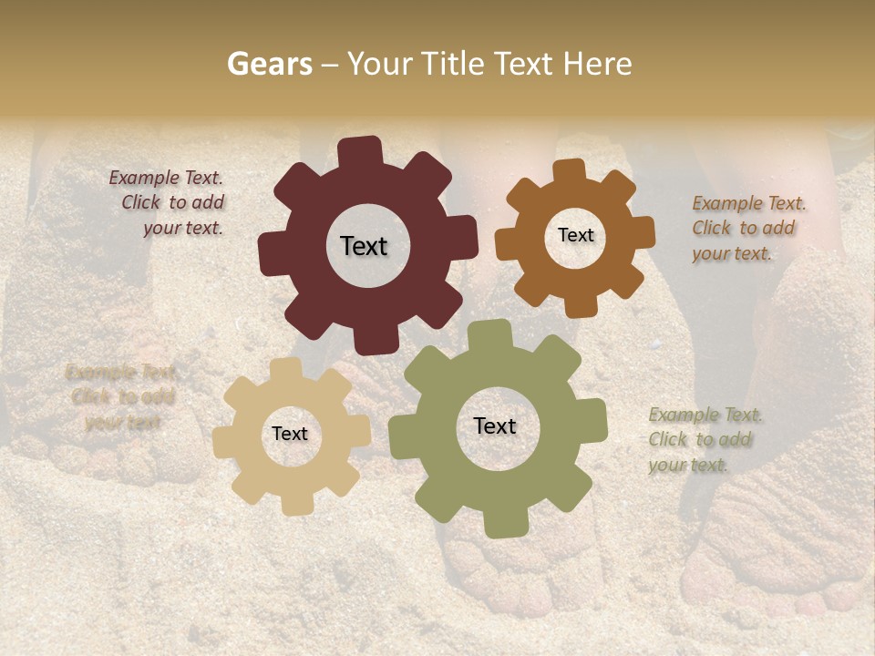 Recreational Blue Kid PowerPoint Template