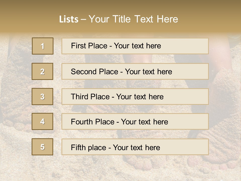 Recreational Blue Kid PowerPoint Template