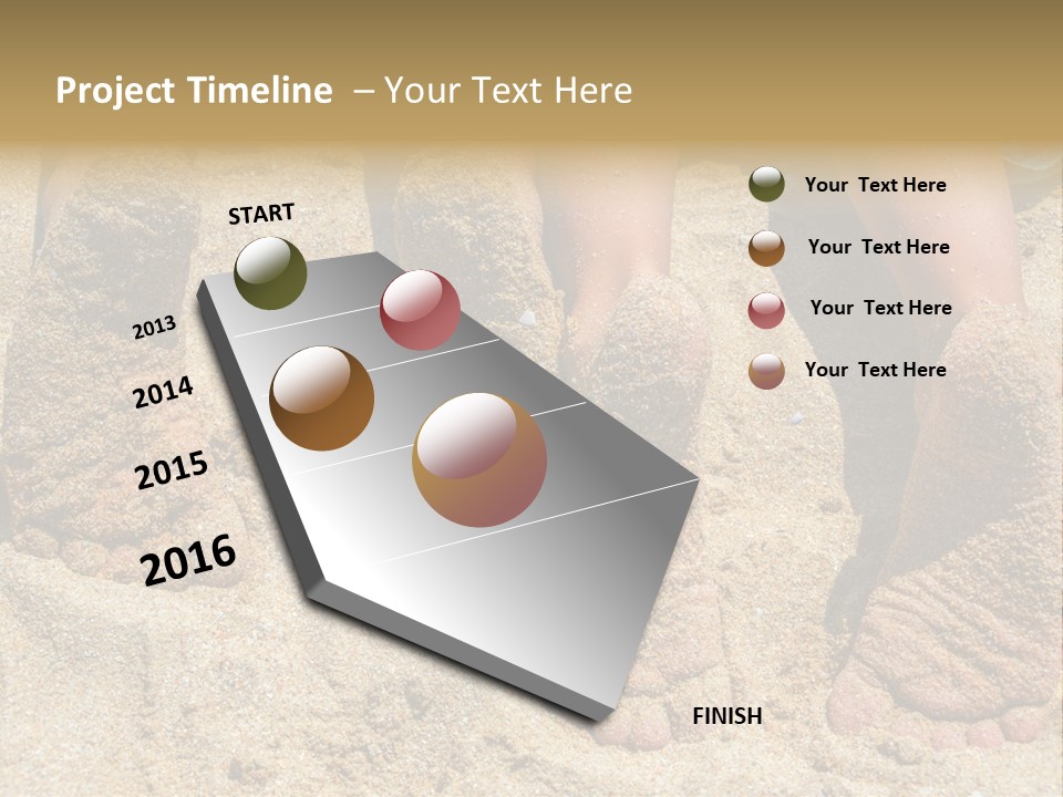 Recreational Blue Kid PowerPoint Template