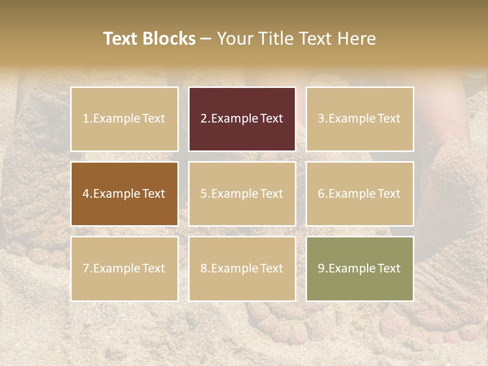 Recreational Blue Kid PowerPoint Template